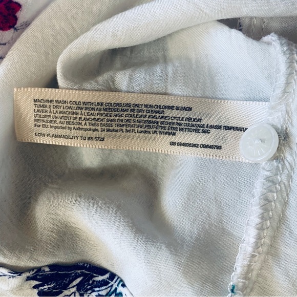 ANTHROPOLOGIE FLOREAT SWEET DREAMS BUTTON DOWN SHIRT - Picture 14 of 16